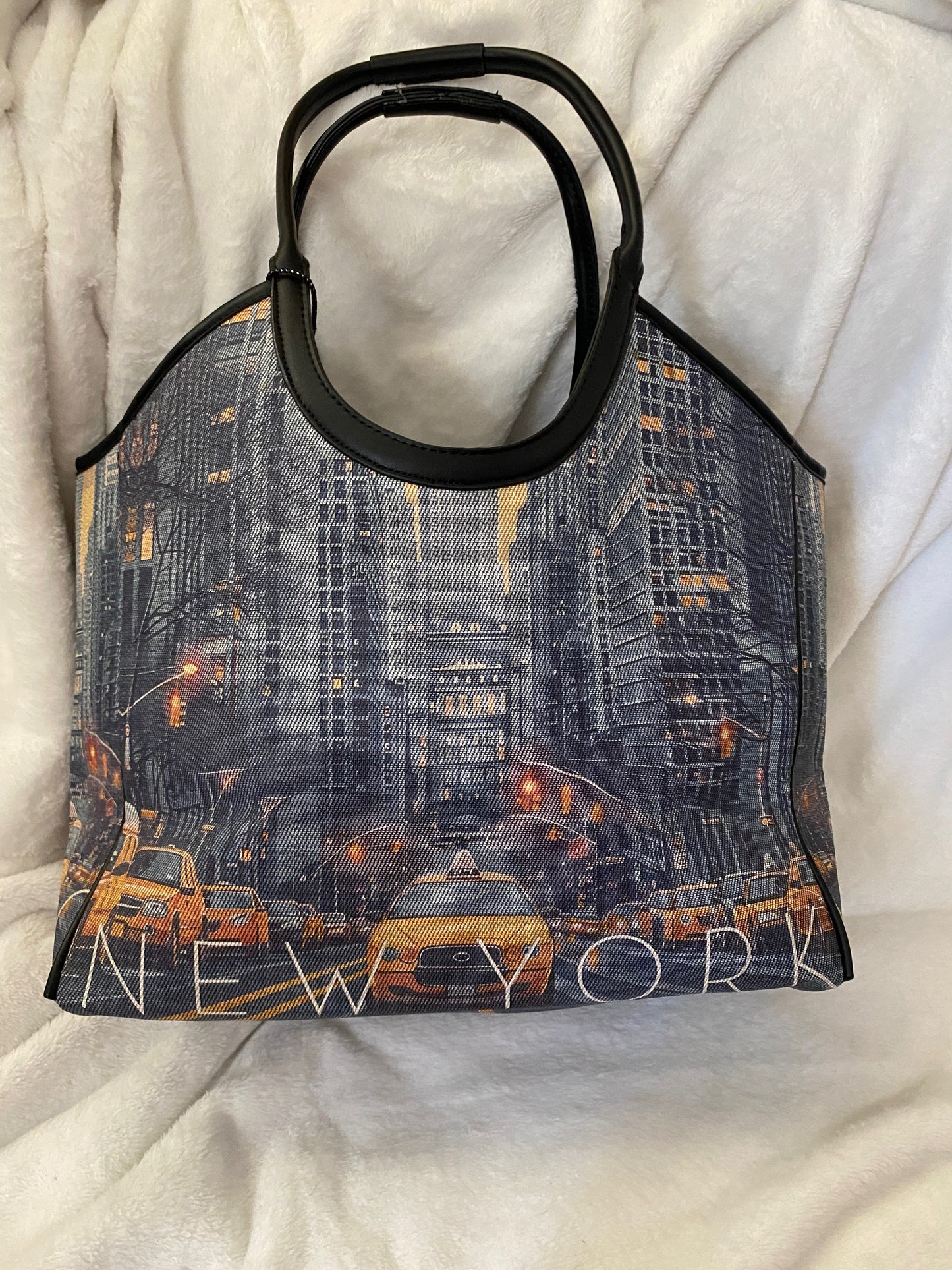 Cityscape NY Inspired Travel Tote Bag