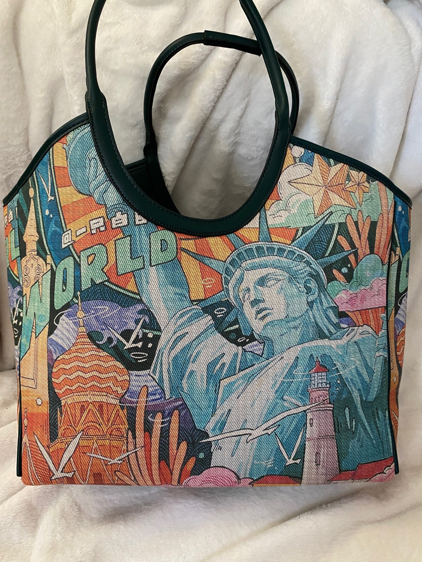 Liberty Muse NY Inspired Travel Tote Bag