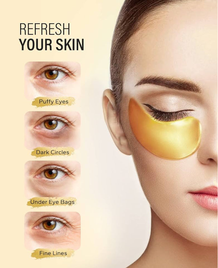 24K Gold Eye Patches