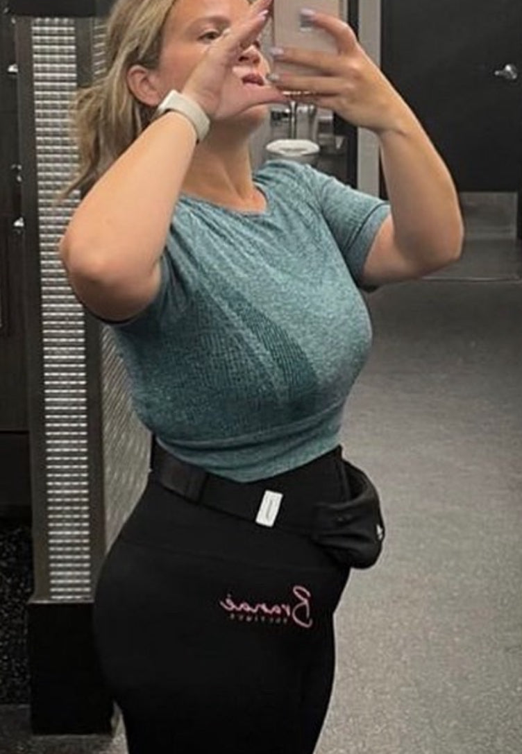 Black Snatched Waist Trainer Leggings